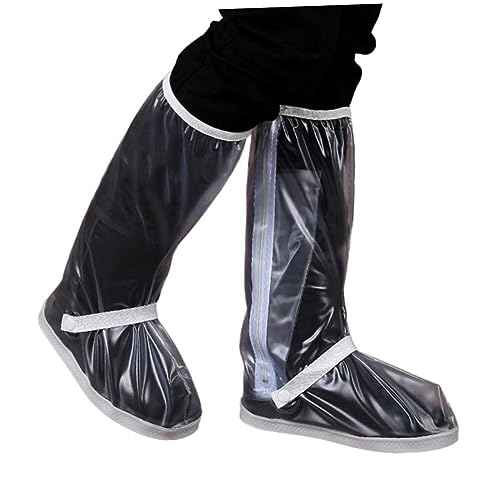 Healeved wasserdichte Schuhüberzüge Aus PVC-Material Regenschuhe-überzüge Für Damen Und Herren Leicht Und Wiederverwendbar Mit Gummizug Und Rutschfester Sohle Für Regen Und Schnee von Healeved