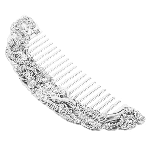 Healeved Klassischer Weißkupfer-haarkamm Chinesischer Entwirrungskamm Für Feines Und Lockiges Haar Breiter Zahnkamm Für Herren Und Damen Vintage-stil Für Und Styling von Healeved