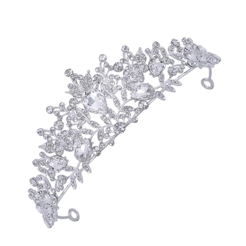 Healeved Hochzeitstiara Mit Strass-verzierung Für Damen Hochzeitskronen Als Kopfschmuck Für Partys Geburtstagsfeiern Und Andere Anlässe Elegant Und Wunderschön von Healeved