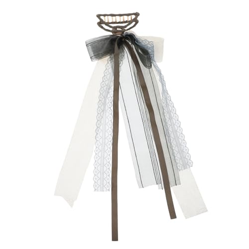 Healeved Haarschmuck Haarklammer Mit Schleifen-design Elegante Netzspitze Haarspange Für Damen Rutschfeste Haarklammern Für Stilvolle Frisuren Praktische Haarclips Für Alltag Für von Healeved