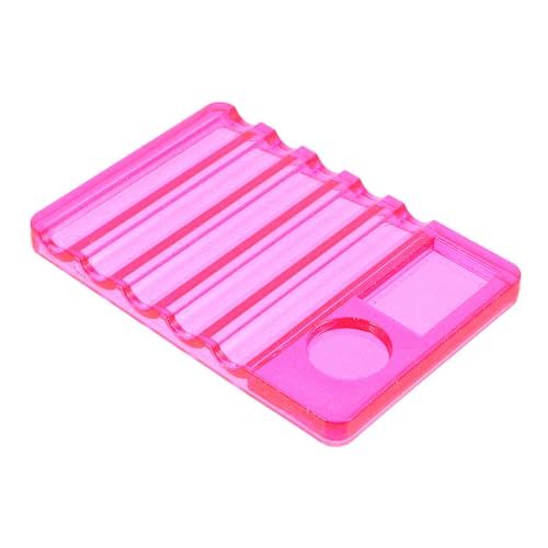 Nagelstifthalter Nagelbürstenhalter Make-up-pinsel-organizer-halter Make-up-mischtablett Nailart-pinselhalter Nagellack-palette Organizer Für Make-up-pinsel Nagelzubehör Plastik Healeved von Healeved
