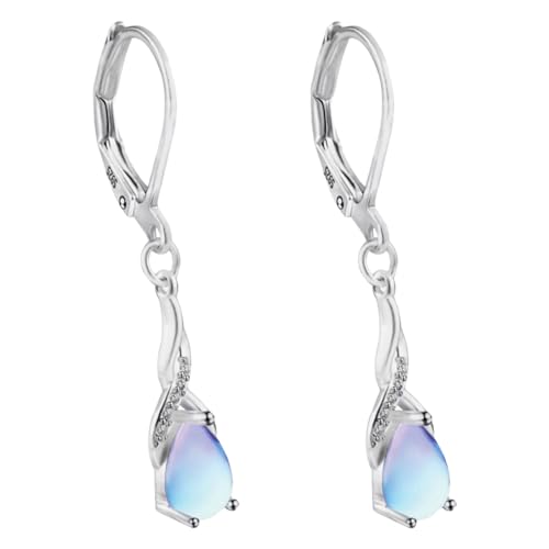 Ohrringe silber 925 hängend, Hypoallergene Silber Ohrstecker Set - ohrringe hängend Silber Ohrringe mit Cubic Zirkonia für mehrere Piercings von Healife