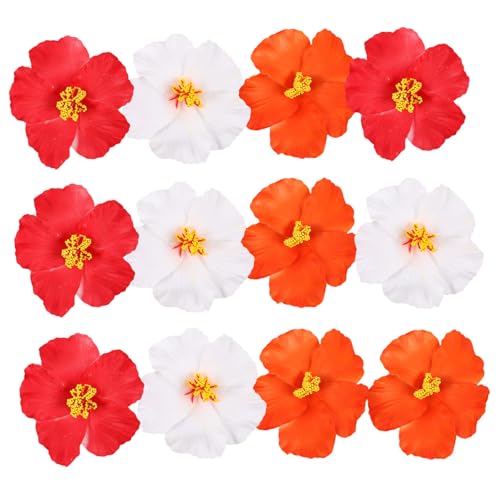 Healifty 12 Stück Boho Plumeria Blumen Haarspangen für Frauen Künstliche Tropische Haarschmuck für Strandpartys Hochzeiten und Sommerurlaube von Healifty