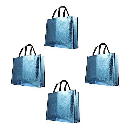 Healifty 16 STK Non-Woven-Taschen Wiederverwendbare Einkaufstüten Food-to-go-Tasche Tragbare Einkaufstasche Tragetasche Für Das Mittagessen Kleidung Haushalt Vlies Einkaufen Stofftasche von Healifty