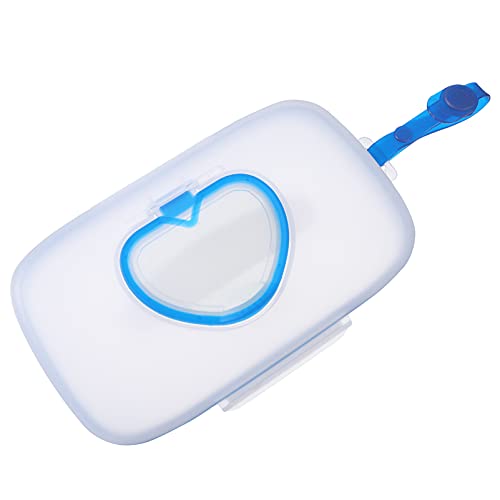 Healifty 1Stück Tragbare Feuchttücher Box für Junge Mädchen Wiederverwendbar für Kinderwagen Unterwegs mit Silikonversiegeltem Deckel Passend für Windeltaschen und Einkaufstaschen von Healifty