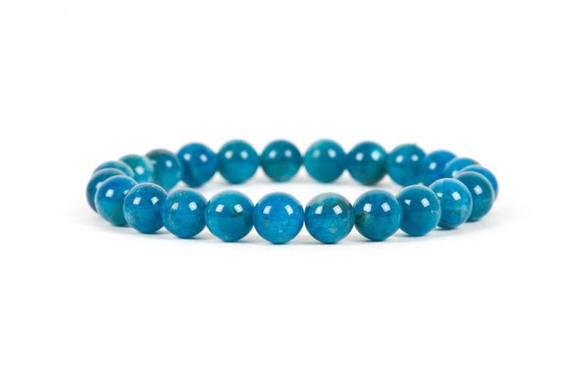 Apatitarmband Natürliche Blaue Apatit Edelstein Armband, Chakra Armband - Handgemachte Schmuck von HealingGemstone