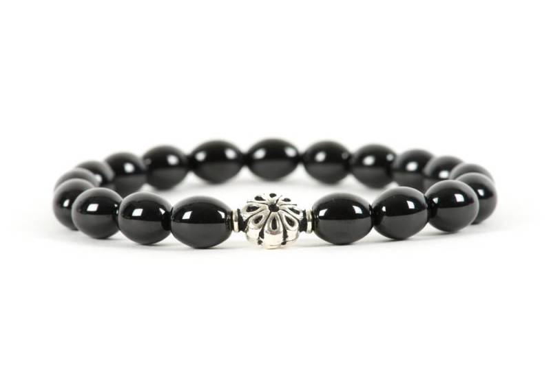 Echtes Schwarzes Spinell Edelstein Armband, Schwarzer Handgemachter Schmuck, Einzigartiges Geschenk Für Frau, Chakra Energie Handgemachter Schmuck von HealingGemstone