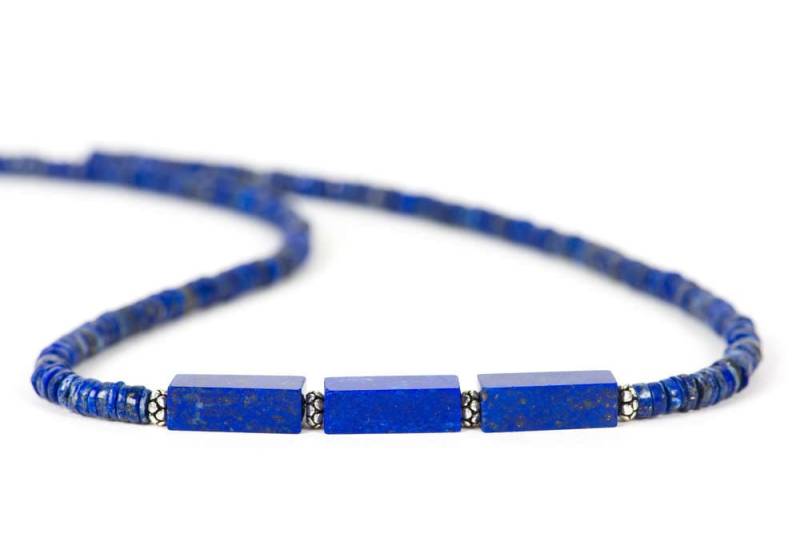Lapislazuli Halskette, Handgemachter Edelstein Schmuck, Schmuck von HealingGemstone