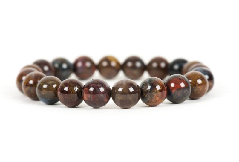 Pietersite Armband, Echte Edelstein Stretch 10mm Perlen von HealingGemstone