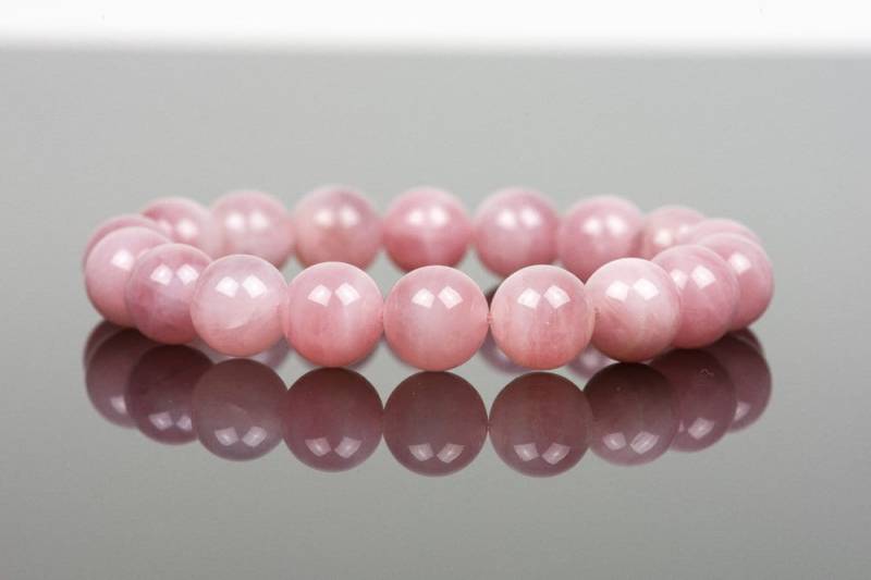 Rosenquarz Armband, Madagaskar Handgemachter Edelstein Schmuck von HealingGemstone