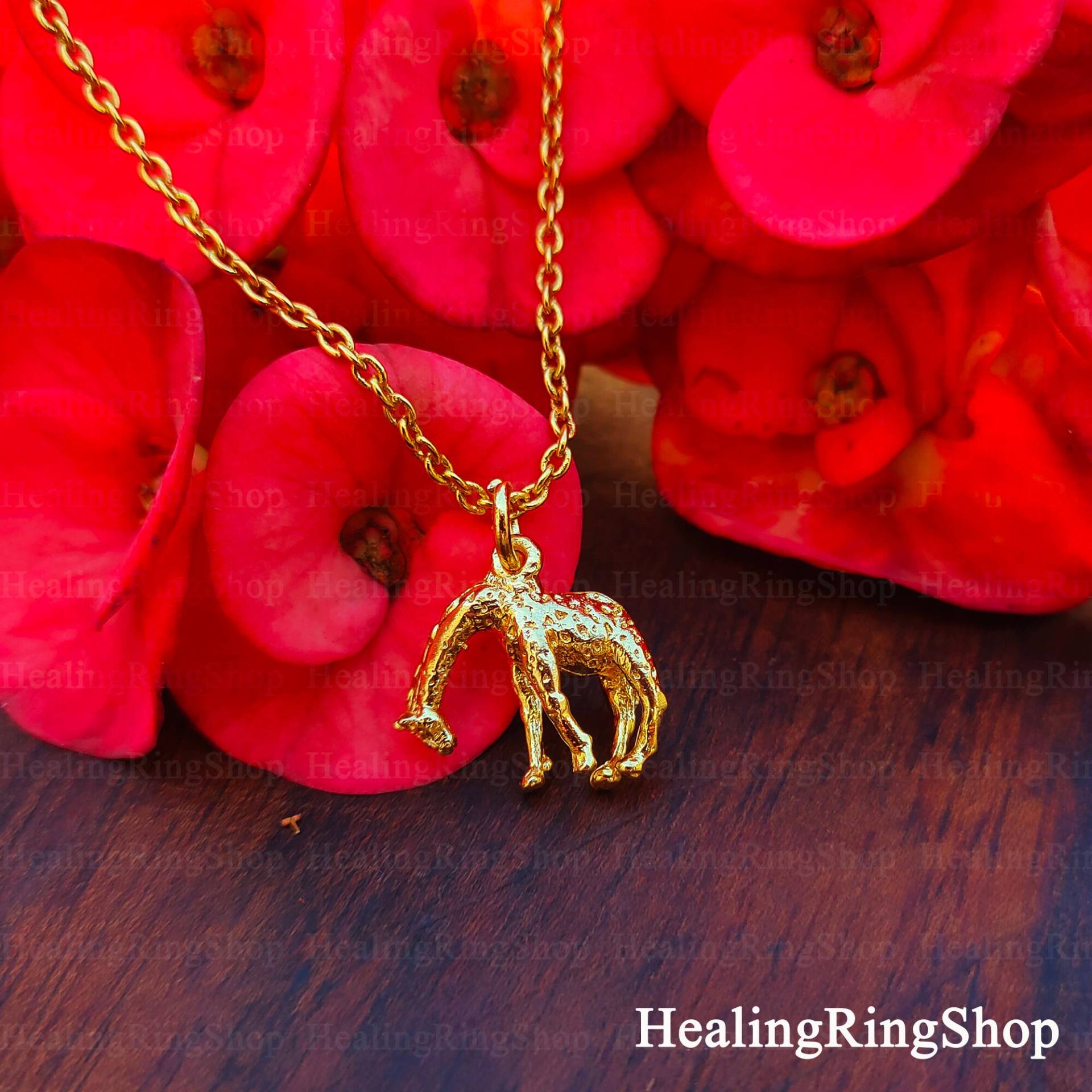 Giraffe Halskette, Vergoldet Charm Anhänger, Frauen Tier Safari Schmuck, Geschenk Für Sie, Messing Schmuck Giraffe Halskette, Vergoldet Charm Anhänger, Frauen Tier Safari Schmuck, Geschenk Für Sie, Messing Schmuck von Healingringshop