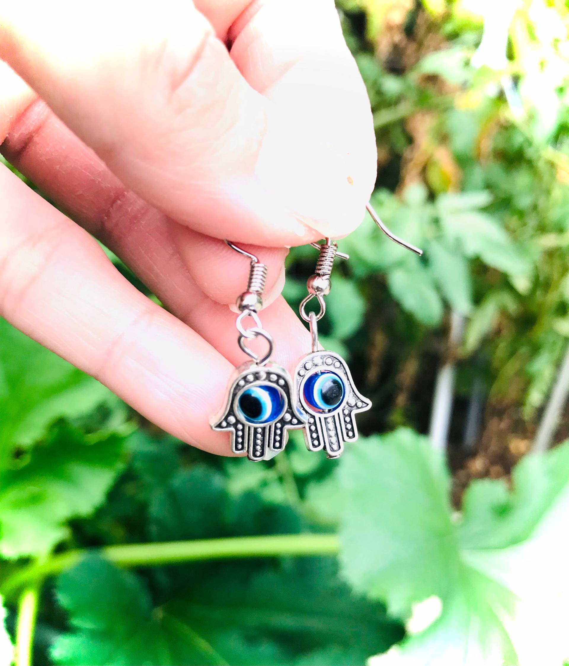 Hamsa Evil Eye Ohrringe Hamsa Evil Eye Ohrringe von HealingwithJailynn