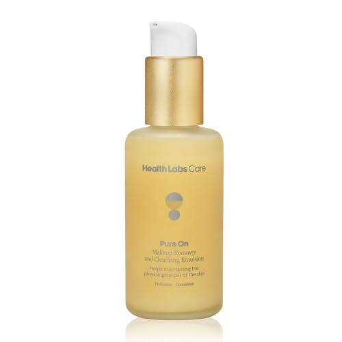 Health Labs Care Emulsion zur Make-up-Entfernung und Reinigung Pure On Make-up Entferner Für jeden Hauttyp Ohne fettigem Film 100 ml von Health Labs Care