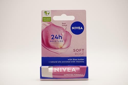 Nivea Soft Rose Lip Balm "Highlights Lips With A Natural Rose Sheen 4.8g Nivea Soft Rose Lip Balm "Highlights Lips With A Natural Rose Sheen 4.8g von HealthCentre