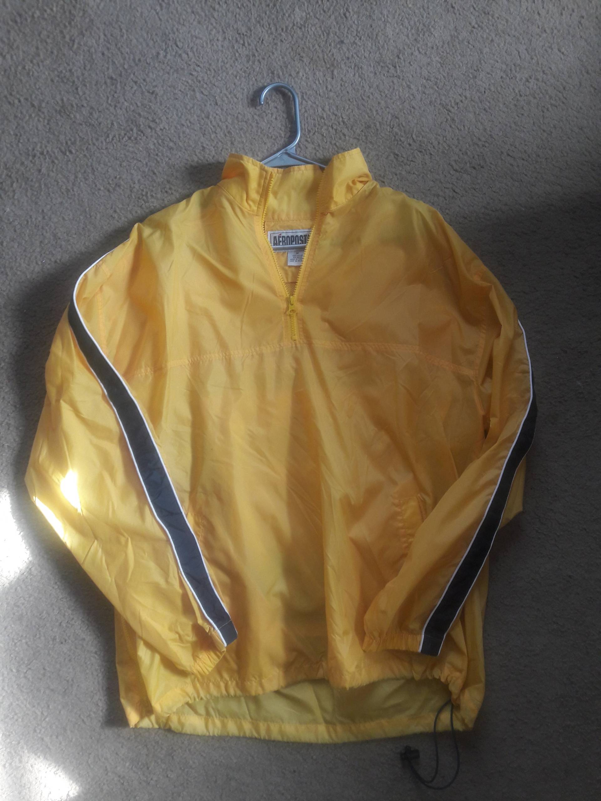 Aeropostale 1/4 Zip Up Gelb/Navy Jacke. Medium. Super Zustand Jahrgang Aeropostale 1/4 Zip Up Gelb/Navy Jacke. Medium. Super Zustand Jahrgang von HealthyandwealthyUS