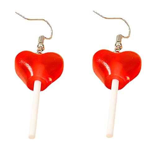 1 Paar Herz Ohrstecker für Kreative Lollipop Ohrringe Hautfreundlich Modisches Accessoire für Süßes Design Moderne Frauen 1 Paar Herz Ohrstecker für Kreative Lollipop Ohrringe Hautfreundlich Modisches Accessoire für Süßes Design Moderne Frauen von Healvian