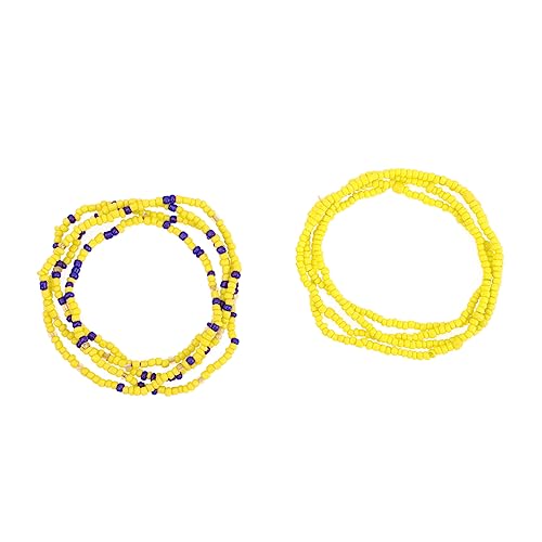 2 Sätze Bauchketten Perlen Für Frauen Handgemachte Taillenkette Für Strand Bikini Leicht Langlebig Elegantem Perfekter Körperschmuck 6 Stücke * 2 von Healvian