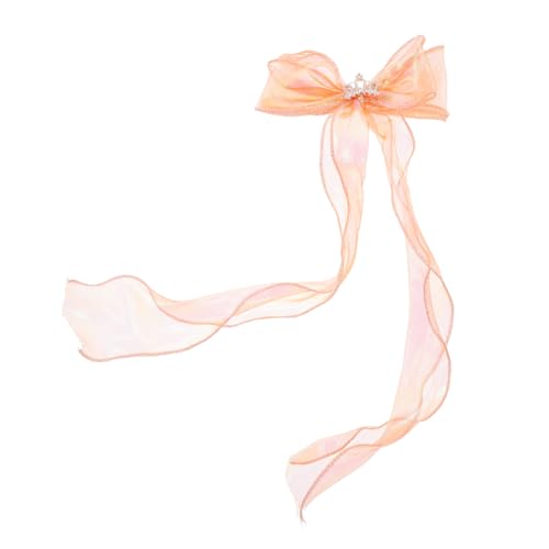 Healvian 2stücke Junge Mädchen Haarschleifen Mit Langen Ribbons Süße Krone Haarclips Für Mädchen Haaraccessoires Für Verschiedene Frisuren Für Feste Und Alltagsgebrauch von Healvian