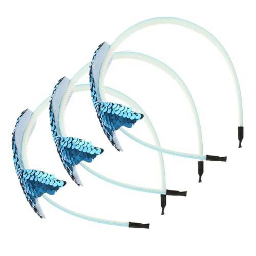 Healvian Haarbänder Für Mädchen Meerjungfrauen-/fisch-stirnband-set Paillettenbänder Für Partys von Healvian