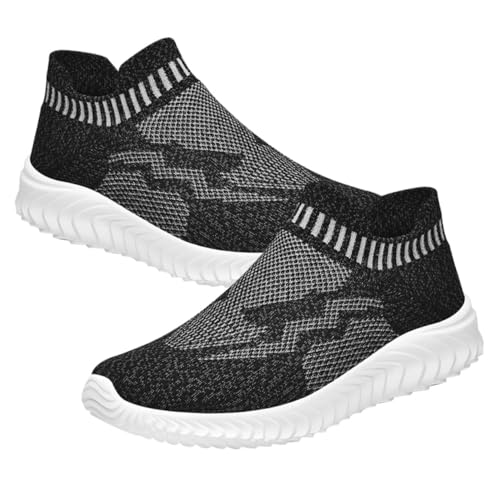 Healvian 1 Paar Atmungsaktive Sneakers für Herren Leichte Bequeme Schuhe mit Elastischem Obermaterial für Freizeit Sport Healvian 1 Paar Atmungsaktive Sneakers für Herren Leichte Bequeme Schuhe mit Elastischem Obermaterial für Freizeit Sport von Healvian