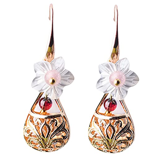 Healvian 1 Paar Blumenförmige Ohrringe Metalllegierung Ohrhänger für Damen Stilvolle Ohrstecker mit Funkelndem Design Einzigartiger Form für Täglichen Look Besondere Anlässe Healvian 1 Paar Blumenförmige Ohrringe Metalllegierung Ohrhänger für Damen Stilvolle Ohrstecker mit Funkelndem Design Einzigartiger Form für Täglichen Look Besondere Anlässe von Healvian