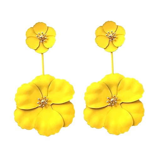 Healvian 1 Paar Blumenohrringe Klein Glänzend Funkelnd Geformt Zierlich Zucht Schwarz Blumen- Blütenblatt Kreative Ohrringe Ohr Mädchen Ohrringe Yellow Legierung Healvian 1 Paar Blumenohrringe Klein Glänzend Funkelnd Geformt Zierlich Zucht Schwarz Blumen- Blütenblatt Kreative Ohrringe Ohr Mädchen Ohrringe Yellow Legierung von Healvian