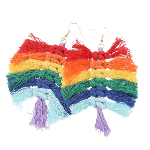 Healvian 1 Paar Boho Quasten Ohrringe für Damen Handgefertigte Hängende Schmuckstücke mit Einzigartigem Design für Partys Besondere Anlässe Healvian 1 Paar Boho Quasten Ohrringe für Damen Handgefertigte Hängende Schmuckstücke mit Einzigartigem Design für Partys Besondere Anlässe von Healvian