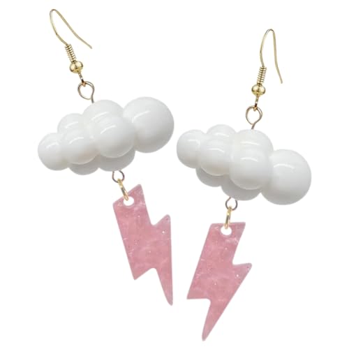 Healvian Wolkenohrringe Mit Baumelnden Tropfen Acryl-schmuck Für Frauen Und Mädchen Geeignet Für Partys Reisen Und Täglichen Gebrauch von Healvian
