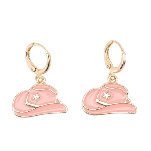 Healvian 1 Paar Cowgirl Hut Ohrringe für Frauen Dangle Drop Earrings Western Accessoire Handgefertigte Schmuckstücke für Freundinnen Eleganter Auffälliger Healvian 1 Paar Cowgirl Hut Ohrringe für Frauen Dangle Drop Earrings Western Accessoire Handgefertigte Schmuckstücke für Freundinnen Eleganter Auffälliger von Healvian