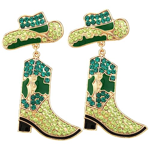 Healvian 1 Paar Cowgirl Ohrringe mit Exklusive Boot Drop Ohrringe für Frauen Modischer Western Schmuck zu Anlässen Wie Muttertag Healvian 1 Paar Cowgirl Ohrringe mit Exklusive Boot Drop Ohrringe für Frauen Modischer Western Schmuck zu Anlässen Wie Muttertag von Healvian