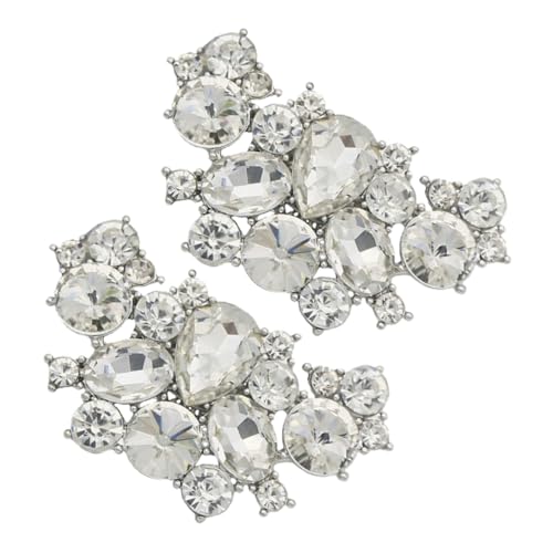 Healvian 1 Paar Damen Schuhschmuck mit Schmetterlingen Schuhschnallen für Schuhe für Junggesellenabschiede und Besondere Anlässe Wiederverwendbar und Langlebig von Healvian