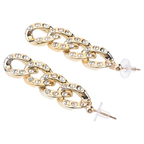 Healvian 1 Paar Diamanten Ohrringe Schmuck Für Frauen Ohrringe Creolen Funkelnd Ohrschmuck Aus Strass Einfacher Ohranhänger Hip-hop-ohrtropfen Hip-hop-dangers Zirkon Golden Healvian 1 Paar Diamanten Ohrringe Schmuck Für Frauen Ohrringe Creolen Funkelnd Ohrschmuck Aus Strass Einfacher Ohranhänger Hip-hop-ohrtropfen Hip-hop-dangers Zirkon Golden von Healvian