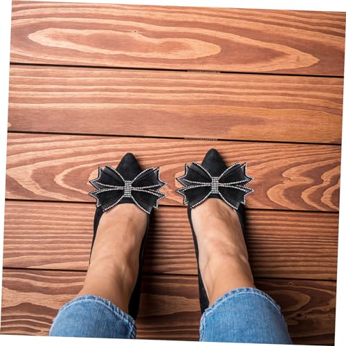 Healvian 1 Paar Doppelschichtige Hausschuhe mit Schleifen Mesh Blumenapplikationen für Damen Vielseitige Schuhaccessoires für Slipper Sandalen für Diy Projekte Healvian 1 Paar Doppelschichtige Hausschuhe mit Schleifen Mesh Blumenapplikationen für Damen Vielseitige Schuhaccessoires für Slipper Sandalen für Diy Projekte von Healvian