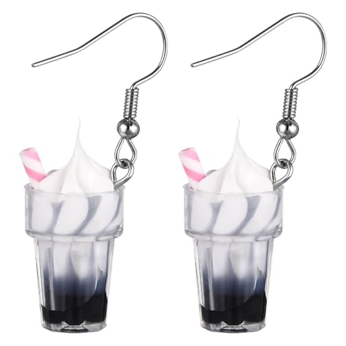 Healvian 1 Paar Eiscreme Ohrhänger für Damen Kreative Anhänger Ohrringe im Design Eines Eisbechers für Partys Leicht Tolles Accessoire für Besondere Anlässe Healvian 1 Paar Eiscreme Ohrhänger für Damen Kreative Anhänger Ohrringe im Design Eines Eisbechers für Partys Leicht Tolles Accessoire für Besondere Anlässe von Healvian
