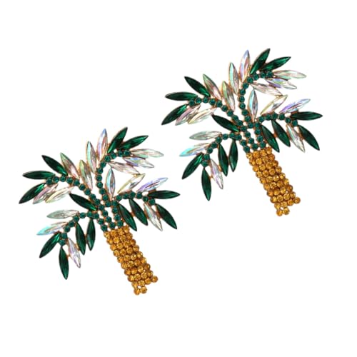 Healvian 1 Paar Exotische Ohrhänger mit Kokosbaum Design für Damen Funkelnde Schmuckstücke Partys Langlebig Vielseitig Kombinierbar Healvian 1 Paar Exotische Ohrhänger mit Kokosbaum Design für Damen Funkelnde Schmuckstücke Partys Langlebig Vielseitig Kombinierbar von Healvian