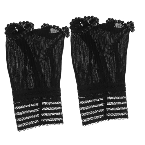 Healvian 1paar Abnehmbare Blütenärmel Für Damen Gefälschte Manschetten Dekorative Handgelenkswärmer Mit Mehrschichtigem Design Für Und Festliche Anlässe von Healvian
