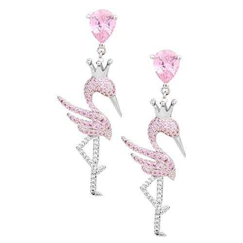 Healvian 1 Paar Flamingo Ohrringe Damen Glitzernde Hängende Ohrringe für Sommer Funkelnde Schmuckstücke für Frauen Teenager Urlaubs Festtagsgeschenke Healvian 1 Paar Flamingo Ohrringe Damen Glitzernde Hängende Ohrringe für Sommer Funkelnde Schmuckstücke für Frauen Teenager Urlaubs Festtagsgeschenke von Healvian