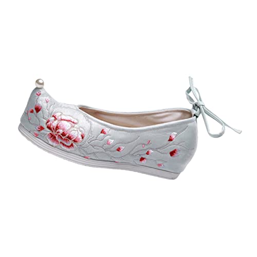 Healvian 1 Paar Frühlings Sommer Vintage Wedge Heel Chinesische Schuhe für Atmungsaktiv für Freunde Familie Zartem Healvian 1 Paar Frühlings Sommer Vintage Wedge Heel Chinesische Schuhe für Atmungsaktiv für Freunde Familie Zartem von Healvian
