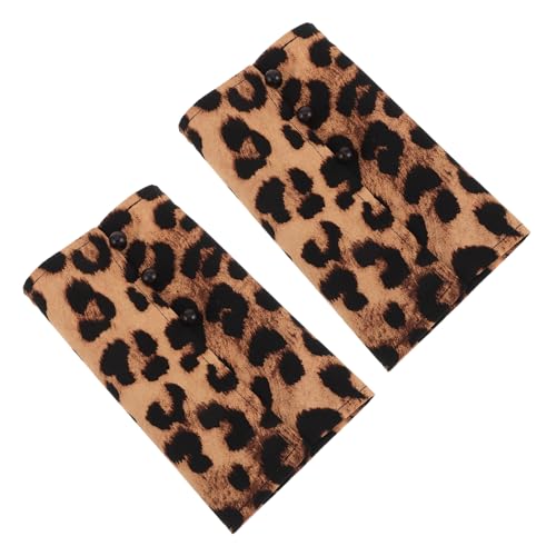Healvian Handgelenksmanschette Mit Leopardenmuster Abnehmbare Ärmel Pulswärmer Für Damen Und Mädchen Kleidungszubehör Für Partykostüme Und Besondere Anlässe von Healvian
