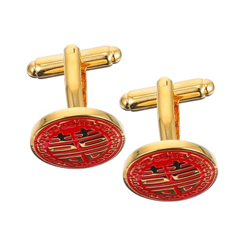 Healvian 1 Paar Goldene Manschettenknöpfe Für Hochzeitstag Hemd Manschettenknöpfe Für Herren Initialen Manschettenknöpfe Business Accessoires Onkel Krawattenklammer Anzug Healvian 1 Paar Goldene Manschettenknöpfe Für Hochzeitstag Hemd Manschettenknöpfe Für Herren Initialen Manschettenknöpfe Business Accessoires Onkel Krawattenklammer Anzug von Healvian