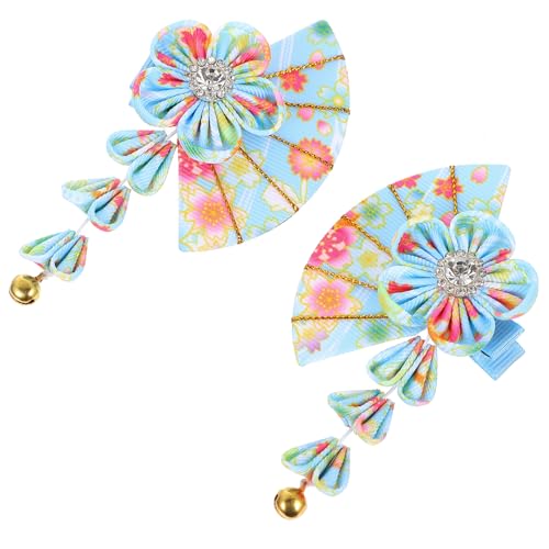 Healvian 1paar Mädchen Haarspangen Mit Japanische Haarschmuck Accessoires Tassel Haarnadeln Für Cosplay Hochzeiten Fotografie Teilig von Healvian
