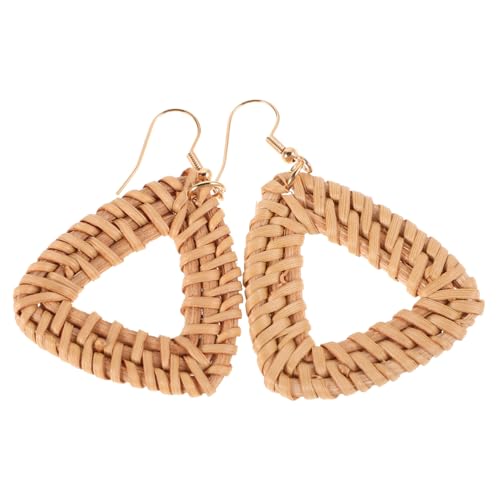 Healvian 1 Paar Handgefertigte Rattan -ohrringe Ethnische Strohohrringe Sommerohrringe Für Damen Böhmische Ohrringe Handgefertigte Tränenbaumohrringe Boho-ohrringe Healvian 1 Paar Handgefertigte Rattan -ohrringe Ethnische Strohohrringe Sommerohrringe Für Damen Böhmische Ohrringe Handgefertigte Tränenbaumohrringe Boho-ohrringe von Healvian