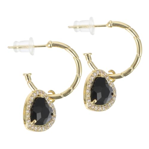 Healvian 1 Paar Herzförmige Ohrringe für Damen Einfache Ohrstecker mit Zirkonia Kreative Ohrhänger für Partys Ausflüge Eyecatching Hochwertiges Design nicht Verblasst Healvian 1 Paar Herzförmige Ohrringe für Damen Einfache Ohrstecker mit Zirkonia Kreative Ohrhänger für Partys Ausflüge Eyecatching Hochwertiges Design nicht Verblasst von Healvian