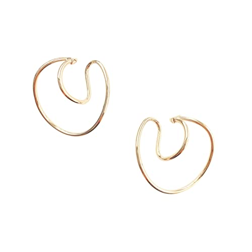 Healvian 1 Paar Hübsche Ohrclips im Pferdehufeisen Design für Damen Einfache Ohrhänger Ohrloch Hypoallergen für Täglichen Gebrauch oder Besondere Anlässe Healvian 1 Paar Hübsche Ohrclips im Pferdehufeisen Design für Damen Einfache Ohrhänger Ohrloch Hypoallergen für Täglichen Gebrauch oder Besondere Anlässe von Healvian