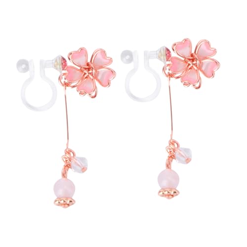 Healvian 1 Paar Kirschblüten-ohrringe Tropfenohrringe Weibliche Ohrringe Kirschohrringe Für Frauen Baumelnde Kirschohrringe Kirsche Ohrstecker Metall Rosa Healvian 1 Paar Kirschblüten-ohrringe Tropfenohrringe Weibliche Ohrringe Kirschohrringe Für Frauen Baumelnde Kirschohrringe Kirsche Ohrstecker Metall Rosa von Healvian