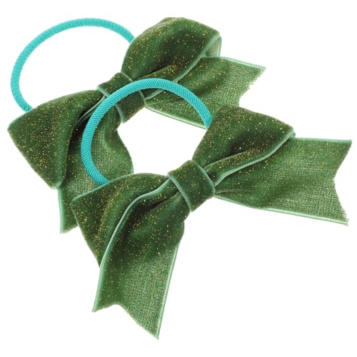 Healvian Haargummis Mit Schleife Aus Haarseile Für Mädchen Pferdeschwanzhalter Haarschmuck Elastische Haarbänder Leuchtende Farben Sicherer Halt Ohne Verrutschen von Healvian