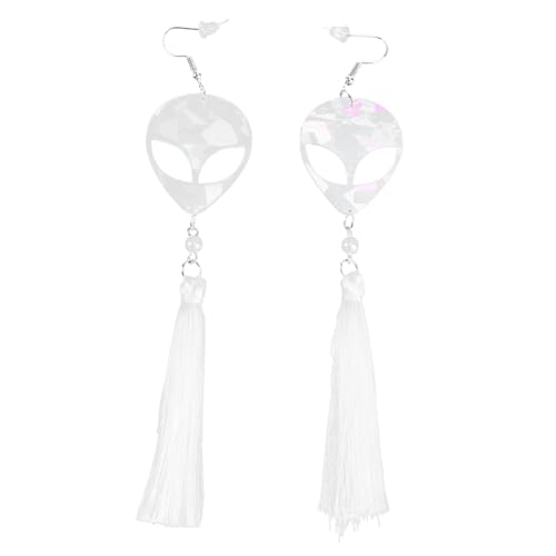 Healvian 1 Paar Kreative Alien Ohrringe mit Quasten Modischer Ohrschmuck für Damen Party Accessoire Hochwertigem Allergiefreiem Leicht zu Pflegen Healvian 1 Paar Kreative Alien Ohrringe mit Quasten Modischer Ohrschmuck für Damen Party Accessoire Hochwertigem Allergiefreiem Leicht zu Pflegen von Healvian