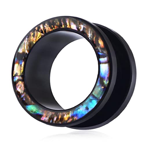 Healvian 1 Paar Muschelohrringe Ohrdehner Trendige Ohrringe Reifen Damen Ohrstrecker Ohr-Expander Ohrenschmuck Ohrstöpsel Frauen Ohrstecker Mode -Ohrring Colorful von Healvian