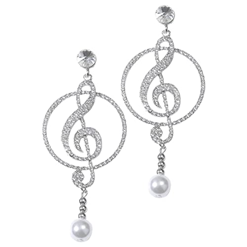 Healvian 1 Paar Musiknote Ohrringe für Frauen Leichte Dangle Ohrringe für Konzerte Einzigartiges Design für Stilvolle Auftritte Healvian 1 Paar Musiknote Ohrringe für Frauen Leichte Dangle Ohrringe für Konzerte Einzigartiges Design für Stilvolle Auftritte von Healvian