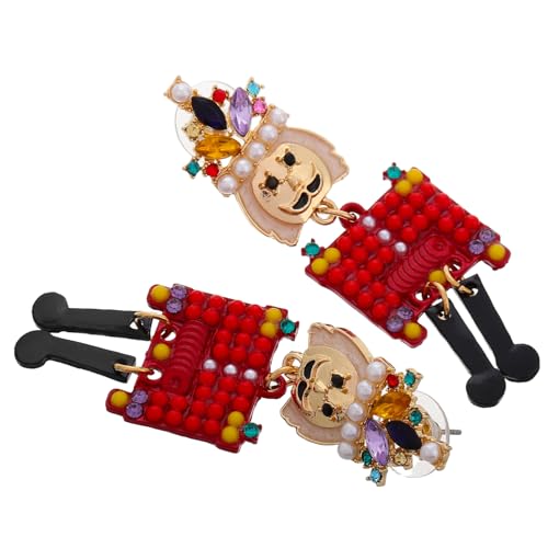 Healvian 1 Paar Nussknacker-Ohrringe Nussknacker Ohrstecker Weihnachtsschmuck für Frauen Süße Mädchenohrringe Nussknacker-Soldat-Ohrringe Nette Weihnachtsohrringe Perlen Healvian 1 Paar Nussknacker-Ohrringe Nussknacker Ohrstecker Weihnachtsschmuck für Frauen Süße Mädchenohrringe Nussknacker-Soldat-Ohrringe Nette Weihnachtsohrringe Perlen von Healvian